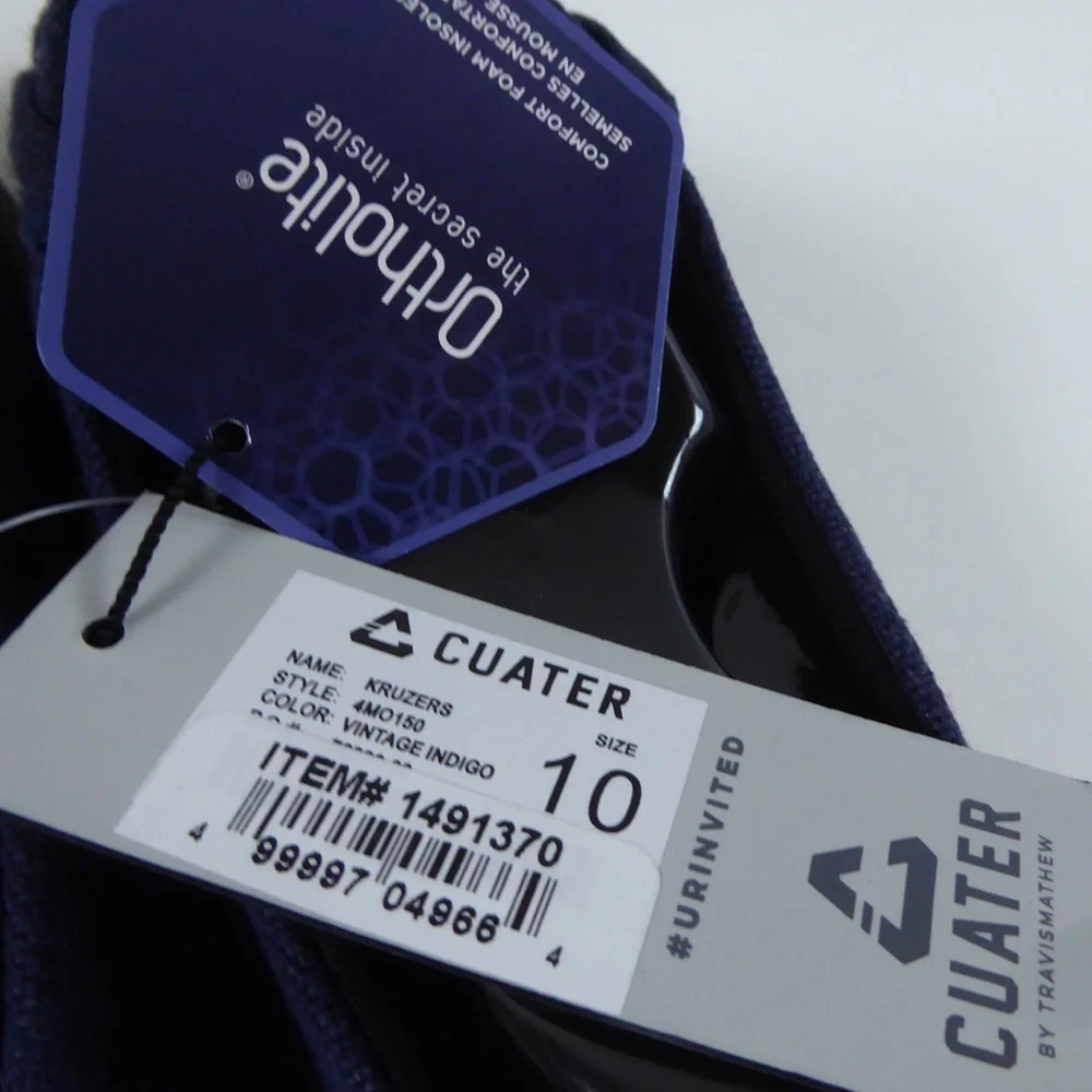 Cuater Ortholite Kruzers by Travis Matthews Breathable Canvas Casual Sneaker NWT - Picture 8 of 8